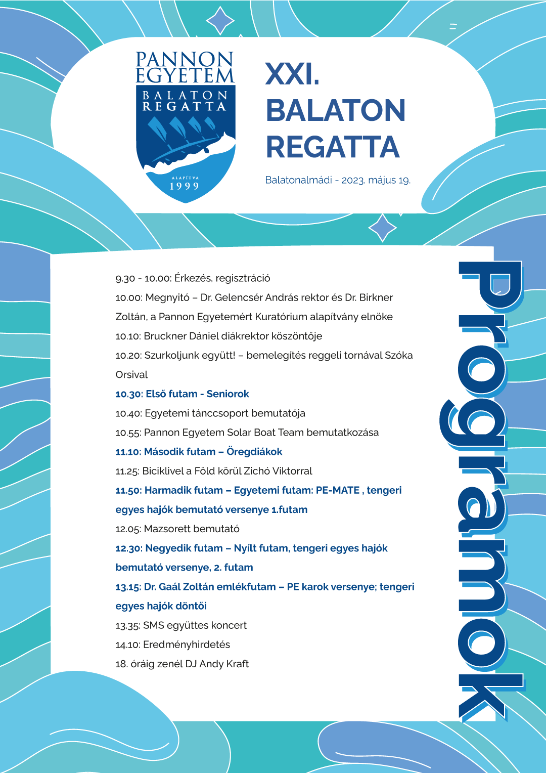 regatta programplakat fin